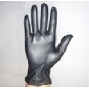 Flexible Black PVC medical exam and dental Disposable Work Gloves