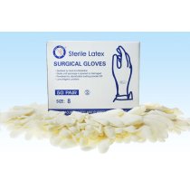Mens or womens Sterile latex hospital surgical Disposable Work Gloves