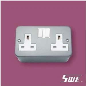 2 Gang Socket Outlet 13A (M Range)