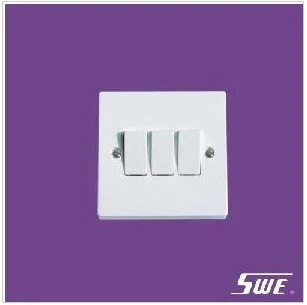 3 Gang Plate Switch 10AX 250V (N Range)
