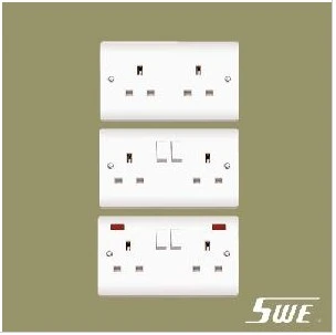 2 Gang Socket Outlet 13A (V Range)