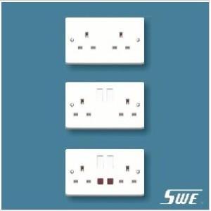2 Gang Socket Outlet 13A (W Range)