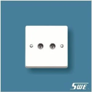 2 Gang TV Socket (W Range)