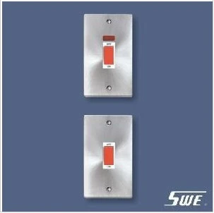 Heavy Load Switch With Neon 3*6 45A DP (T Range)