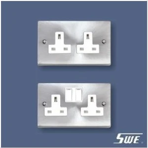 2 Gang Socket Outlet 13A (T Range)