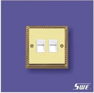 2 Gang Telephone Socket (TA Range)