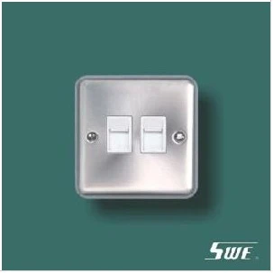 2 Gang Telephone Socket (THV Range)