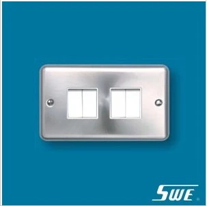 4 Gang Plate Switch 10AX 250V (THW Range)