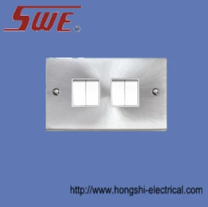 4 Gang Plate Switch 10A 250V