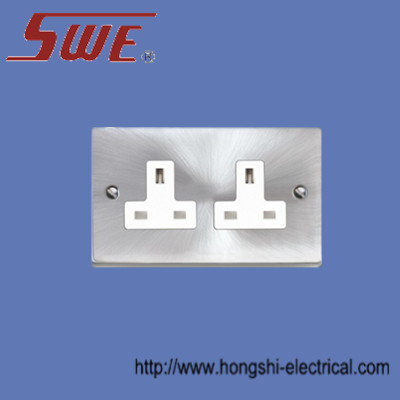 2 Gang Socket Outlet 13A