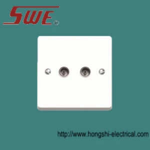 2 Gang TV Socket