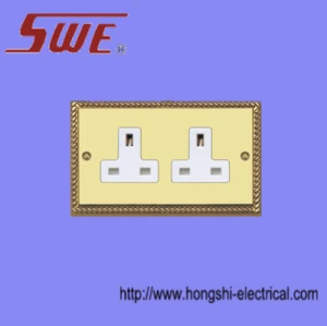 2 Gang Socket Outlet 13A