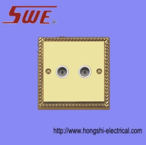 TV socket 2 gang