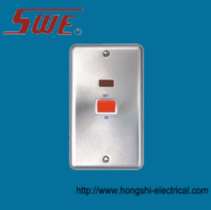 Heavy Load Switch With Neon 3*6 45A DP