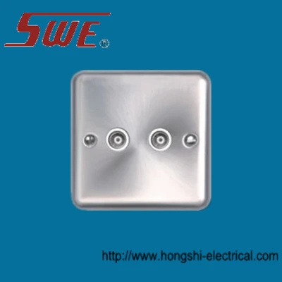 TV socket 2 gang