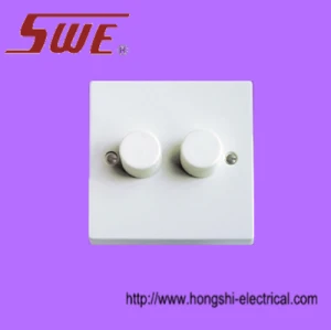 Dimmer Switches 2 Gang,250V