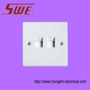 2 Gang Telephone Socket