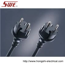Euro N/R Plug Schuko,2-pin,water-proof