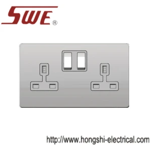 2 gang socket 13A