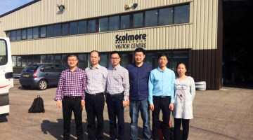 胡永根總經(jīng)理率團訪問英國斯科莫國際集團