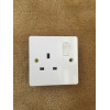 1 gang socket outlet 13A switched