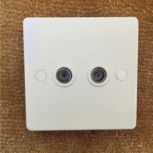 2 gang  TV socket