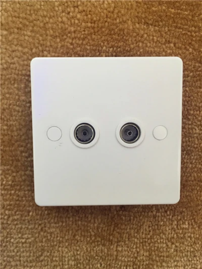 2 gang  TV socket