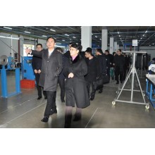 Wu Yufeng, district head of Fuyang district, paid an inspection visit to Hongshi
