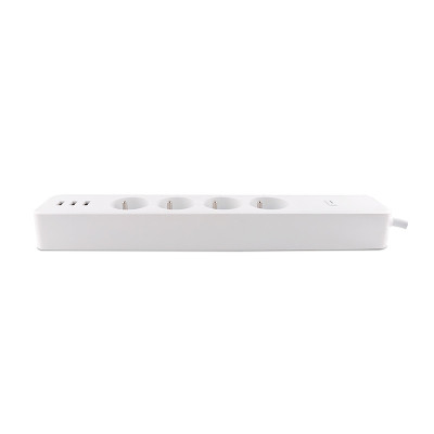 French Standard Wireless WIFI Smart Voice Individual Control Power Strip Power Extension Socket with USB