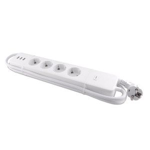 Wireless WIFI Smart Individual Control EU Power Strip Power Metering Voice Control Extension Socket