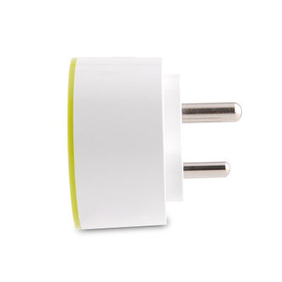 10A India Standard Smart Socket with Power Metering Function Smart Plug Wifi Remote Control