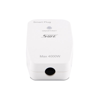 16A Indian Standard Wifi Smart Plug with Power Metering Function Remote Control by Tuya App