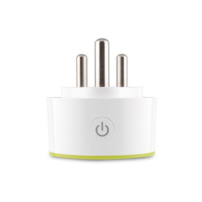 16A India Standard Smart Socket with Power Metering Function Smart Plug Wifi Remote Control