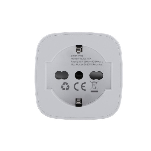 Italian Standard 16A Wifi Smart Plug Power Metering/Timmer Function Electrical Socket for Household Appliances