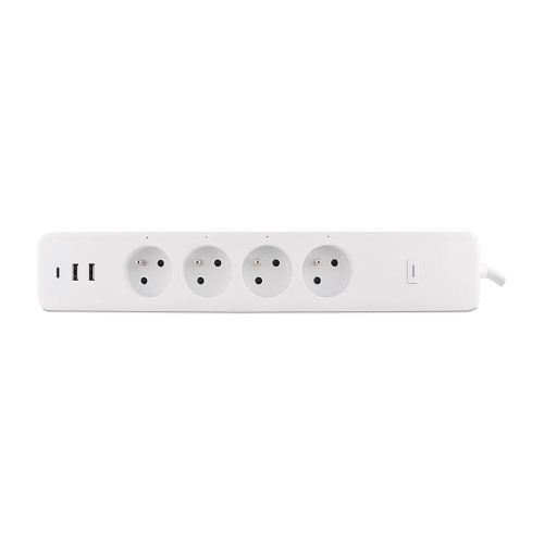 French Standard WIFI Smart Power Strip Extension Socket with USB-C Fast Charging