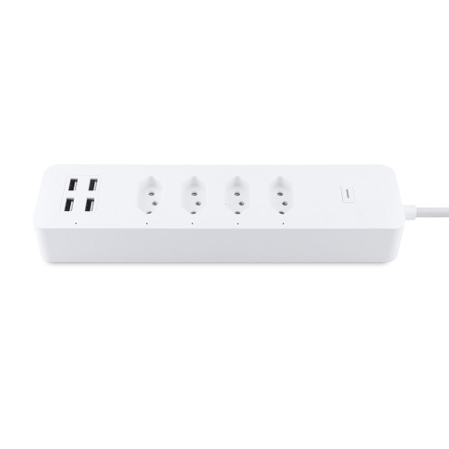 10A Brazilian Standard Smart WiFi Power Strip 4 AC Outlet 4 USB Charging Ports Extension Socket