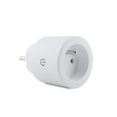 16A French Standard Wifi Smart Plug Outlet Power Metering/Timmer Function Support Alexa Google Voice Control