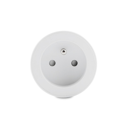 16A French Standard Wifi Smart Plug Outlet Power Metering/Timmer Function Support Alexa Google Voice Control