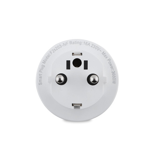 16A French Standard Wifi Smart Plug Outlet Power Metering/Timmer Function Support Alexa Google Voice Control