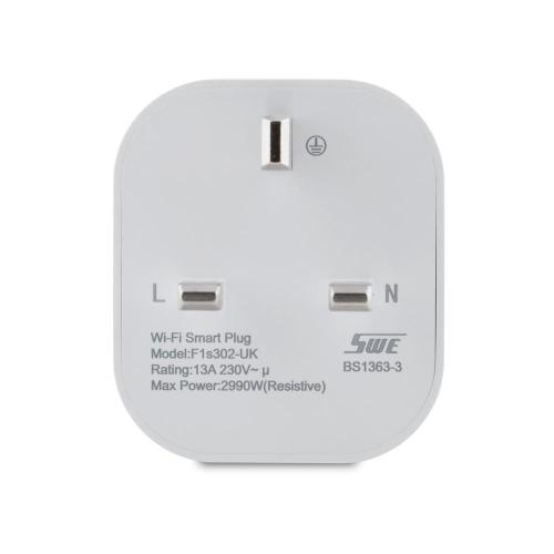 UK British Standard 5G &2.4GHz WIFI Smart Plug 13A Power Socket Outlet with Dual Frequency 5G &2.4GHz (With Metering)