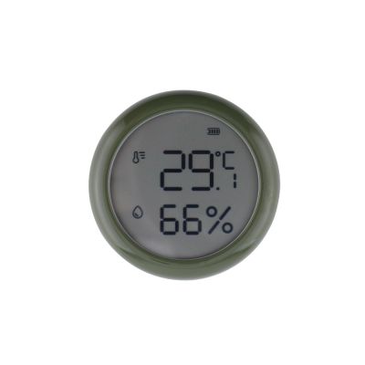 Smart/Ordinary Temperature And Humidity Sensor with Screen Zigbee/BLE MESH/Matter over Thread-Green