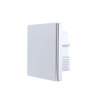 ZigBee 1 Gang 250V 10A Smart Wall Switch (L-N Version) Metal Panel Switch High Luxury Style Home Decoration