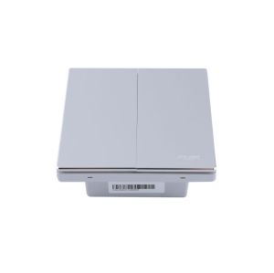ZigBee 2 Gang 250V 10A Smart Wall Switch (L-N Version) Metal Panel Switch High Luxury Style Home Decoration