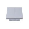 ZigBee 2 Gang 250V 10A Smart Wall Switch (L-N Version) Metal Panel Switch High Luxury Style Home Decoration