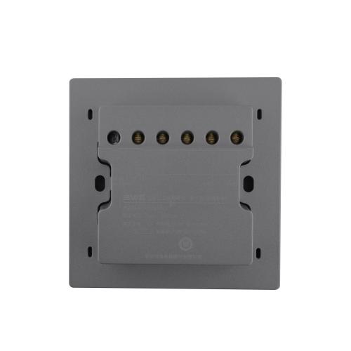 ZigBee 3 Gang 250V 10A Smart Wall Switch (L-N Version) Metal Panel Switch High Luxury Style Home Decoration