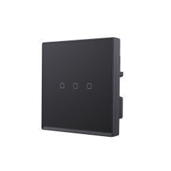 250V 10A Glass Series Touch Screen 3 Gang Smart ZigBee Wall Switch (L&N) High Luxury Style Home Decoration