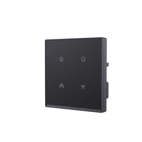 Zigbee Glass Touch Screen 4 Gang Smart Wall Scene Switch (L&N)