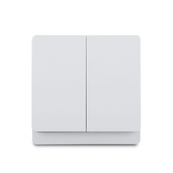 2 Gang 1 Way/2 Way Wall Switch 10AX 250V~(PC Panel, 4 Colors)