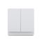 2 Gang 1 Way/2 Way Wall Switch 10AX 250V~(PC Panel, 4 Colors)