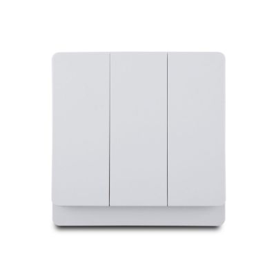 3 Gang 1 Way/2 Way Wall Switch 10AX 250V~(PC Panel, 4 Colors)